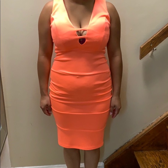 red color night dress